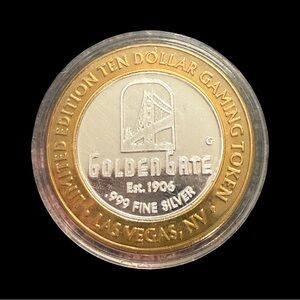 Golden Gate Silver and Gold Gaming Token